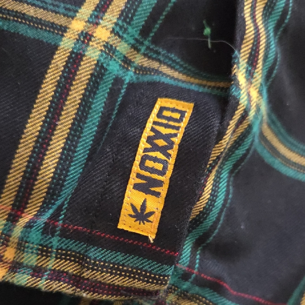 DIXXON Black and Green Plaid Flannel Shirt - Picture 8 of 8